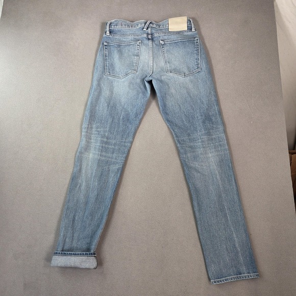 Hiroshi Kato Jeans Mens Selvedge Light Wash Blue Pen Slim Stretch Fits 30x33 - Picture 2 of 15